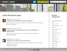 Tablet Screenshot of microblog.seibert-media.net